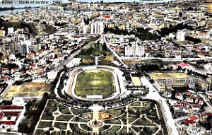 Bone - Vue Panoramique - Stade et Jardins - 1960